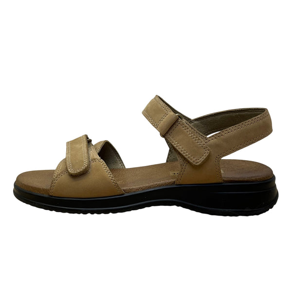 Easy Spirit Women’s Camel Nubuck Anti-Gravity Sandals Adjustable Straps Size 7M