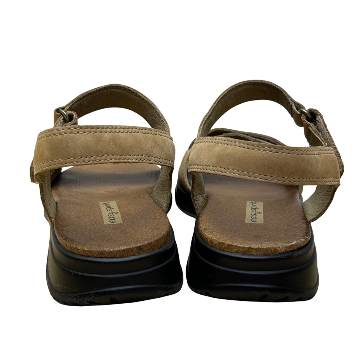 Easy Spirit Women’s Camel Nubuck Anti-Gravity Sandals Adjustable Straps Size 7M