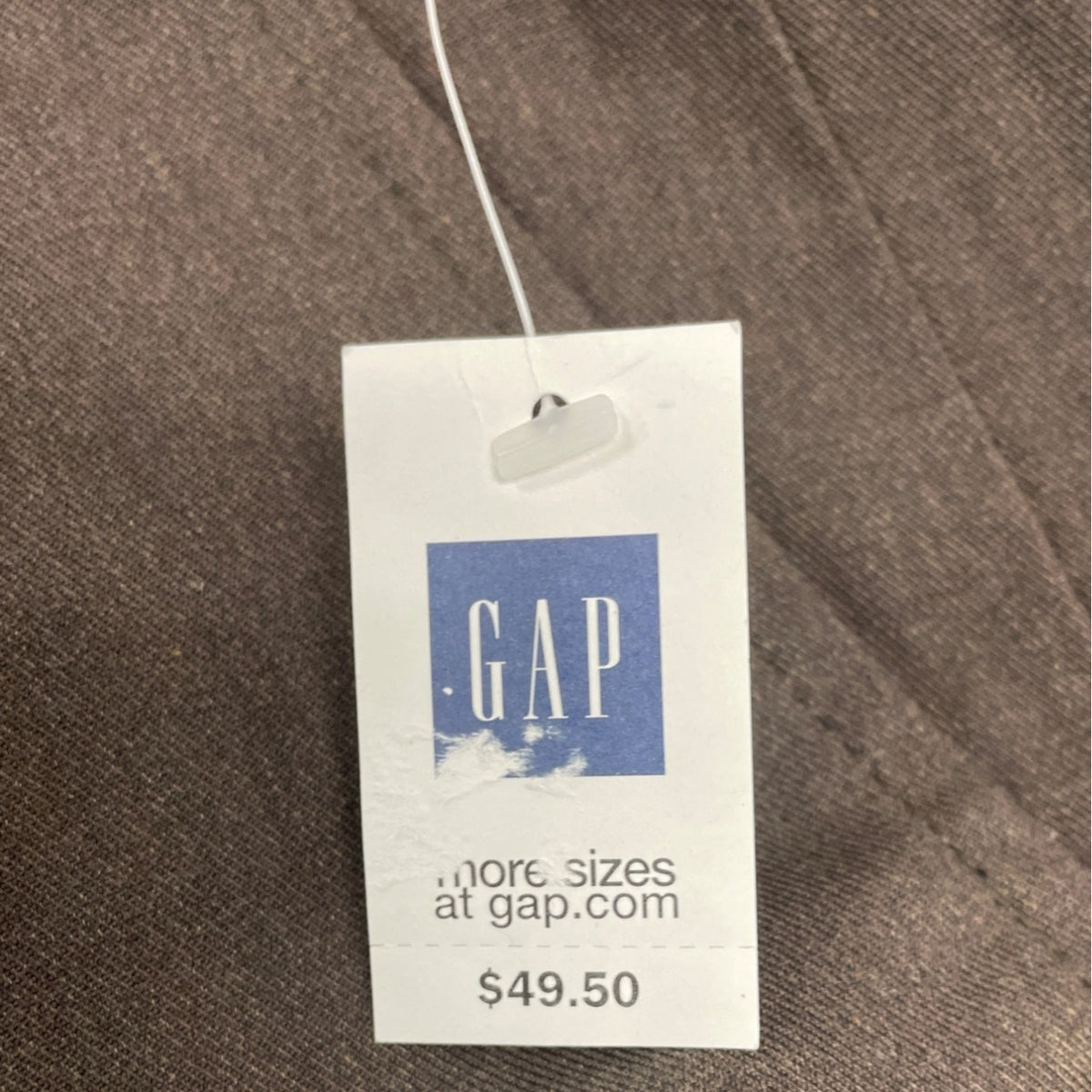 Gap Mens Brown Tailored Straight Fit Dress Pants Size 34x34 - NWT
