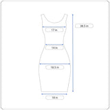 Calvin Klein White and Pink Colorblock Sleeveless Sheath Bodycon Dress Sz 10
