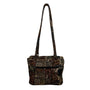 Vintage Tapestry Women’s Multi-Color Cat Pattern Double Strap Shoulder Bag Size M