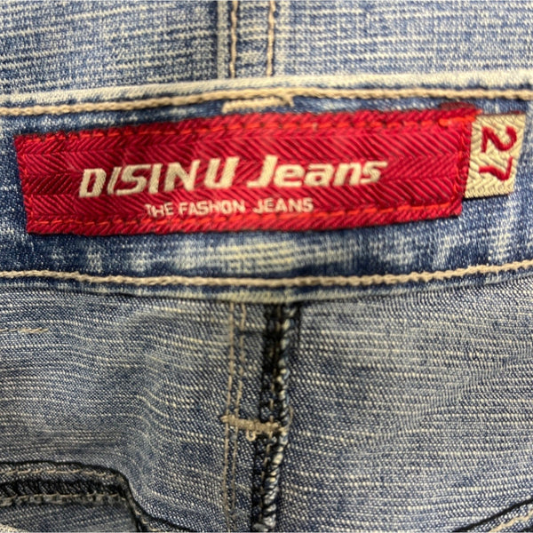 Disinu Jeans Women's Blue Denim Pencil Skirt Sz 27 (EUR 36)