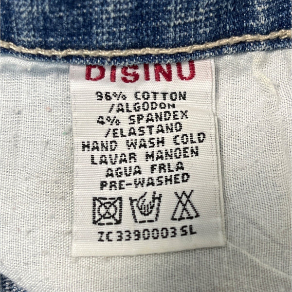 Disinu Jeans Women's Blue Denim Pencil Skirt Sz 27 (EUR 36)