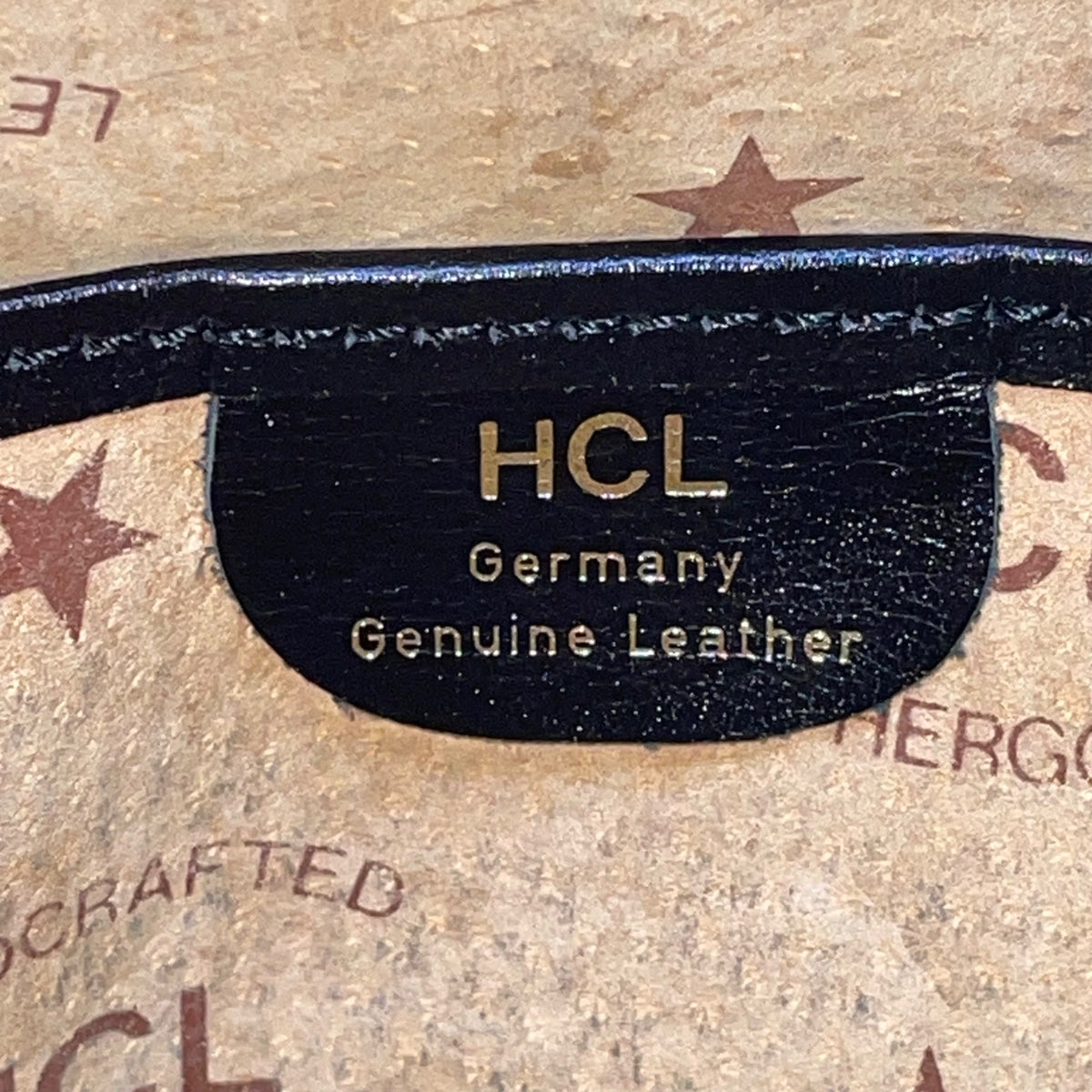 HCL Women’s Black Leather Gold Accents Handcrafted Shoulder Crossbody Bag