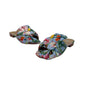 The Fix Women's Blue And Green Floral Naomi Sandals Sz 6.5M - NWB