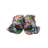 The Fix Women's Blue And Green Floral Naomi Sandals Sz 6.5M - NWB