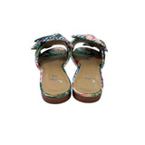 The Fix Women's Blue And Green Floral Naomi Sandals Sz 6.5M - NWB