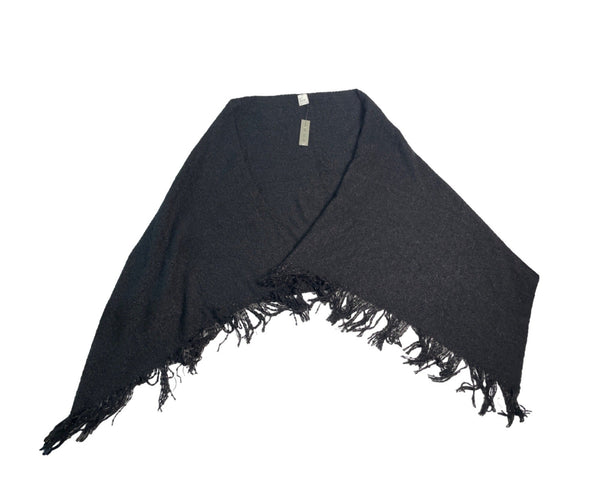 Covington Unisex Black Shawl Wrap Arround One Size New