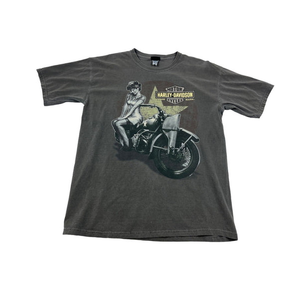 Harley-Davidson Men's Grey Shirt Sz L