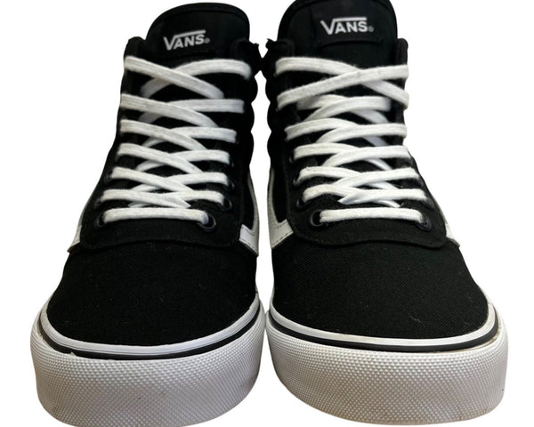 Vans Sk8-Hi Women’s Black & White Canvas High-Top Lace Up Sneakers Size 6.5