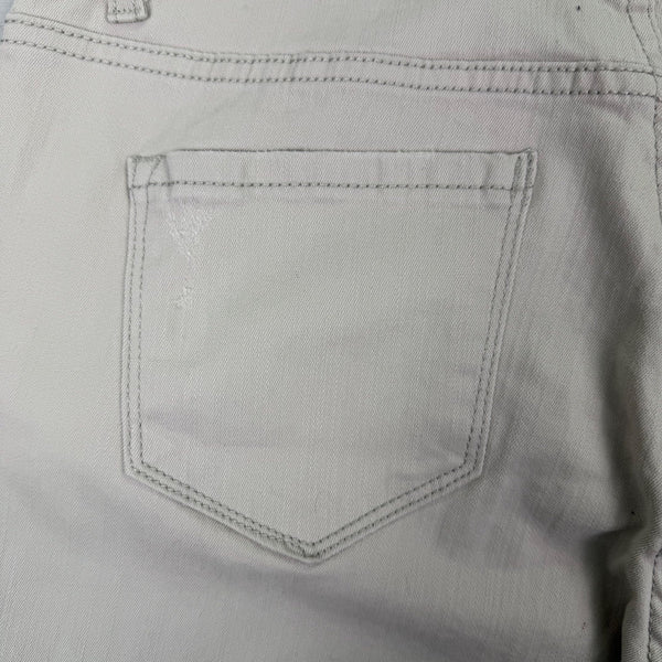 Vintage America Womens Sand Cotton/Spandex Boyfriend Pants Casual Fit Size 6/28