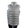 Eddie Bauer Women's Puffer Vest With Full-Zip Closure In Light Gray Size L - New