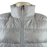 Eddie Bauer Women's Puffer Vest With Full-Zip Closure In Light Gray Size L - New