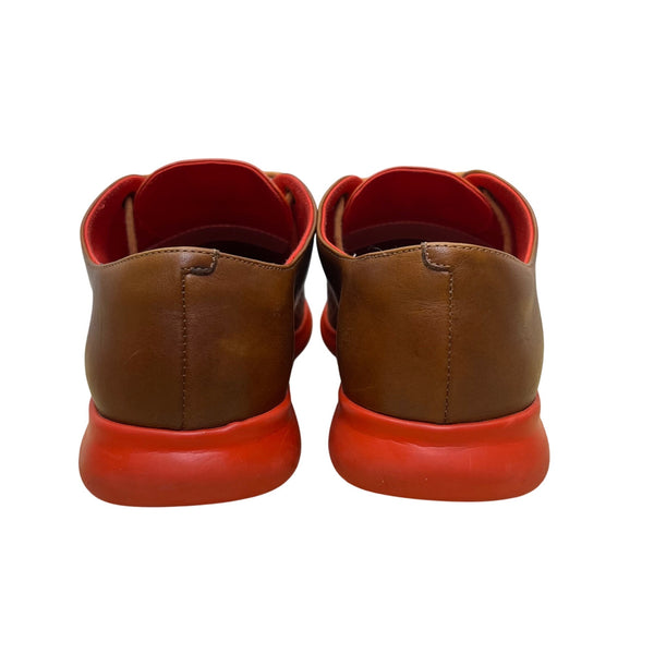 Cole Haan Men’s Brown/Red Leather Perforated Lace-Up 2.0 Grand Shoes Size 8.5