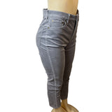 J. Crew Women's High Waist Grey corduroy Skinny Jeans Sz 28