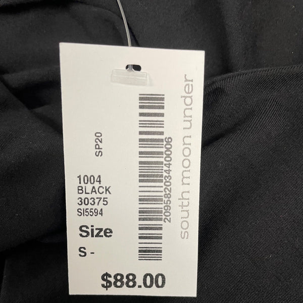 Black Abbelline Sleeveless Ruched Midi Dress For Women Szize S-New