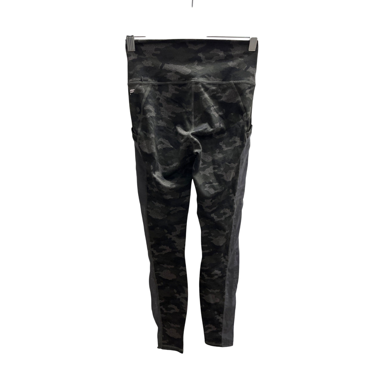 Fabletics Womens Black & Gray Camouflage Compression Powerhold Leggings XS