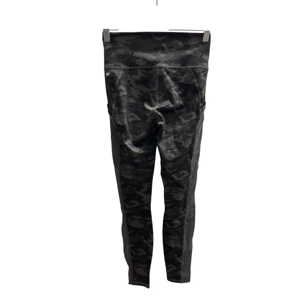 Fabletics Womens Black & Gray Camouflage Compression Powerhold Leggings XS