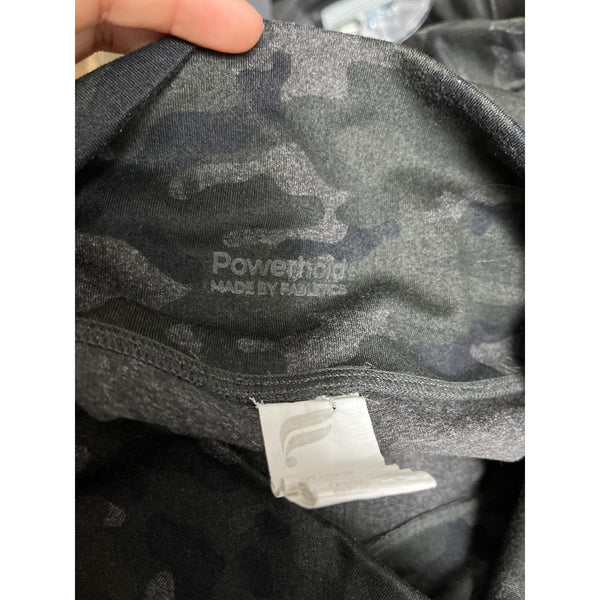 Fabletics Womens Black & Gray Camouflage Compression Powerhold Leggings XS
