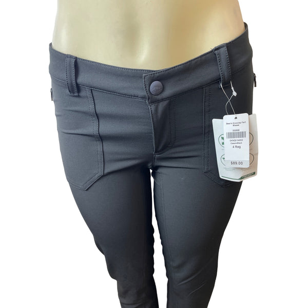 L.L.Bean Women's Black Stretch Comfy Dress Pants with Pockets Sz 4 - NWT