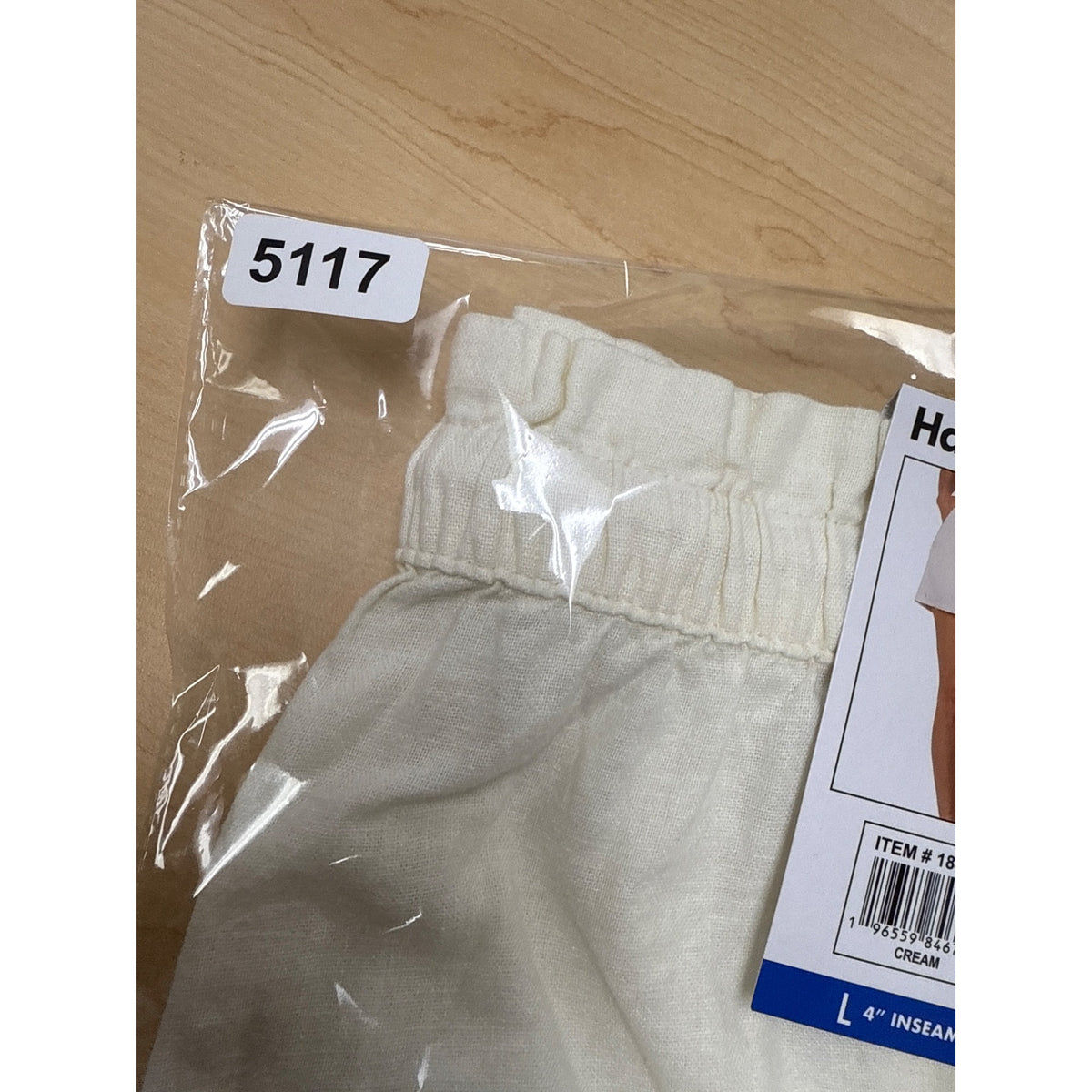 Hang Ten Women’s Cream Drawstring Shorts With Pockets Size L - New