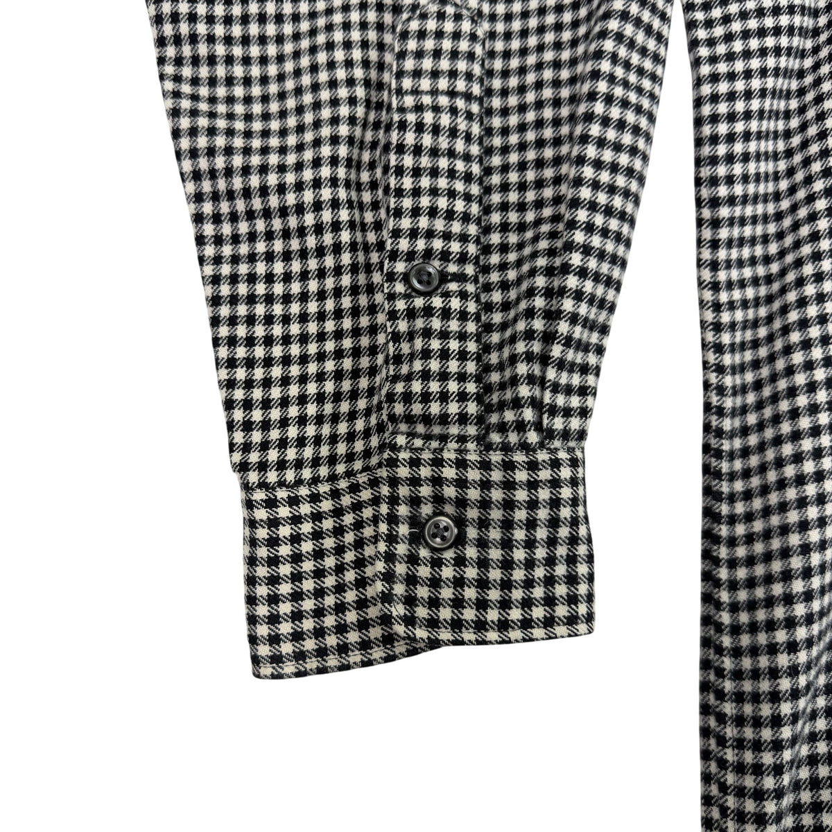 Polo Ralph Lauren Mens Black White Checkered Long Sleeve Button Up Shirt Size L