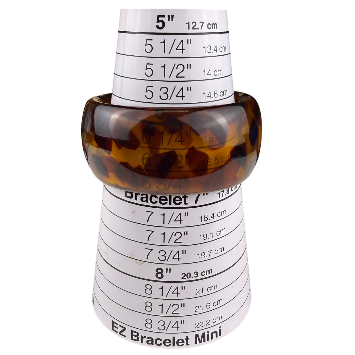Kenneth Lane Womens Tortoise Resin Hinged Bangle Bracelet Bold Unique Design