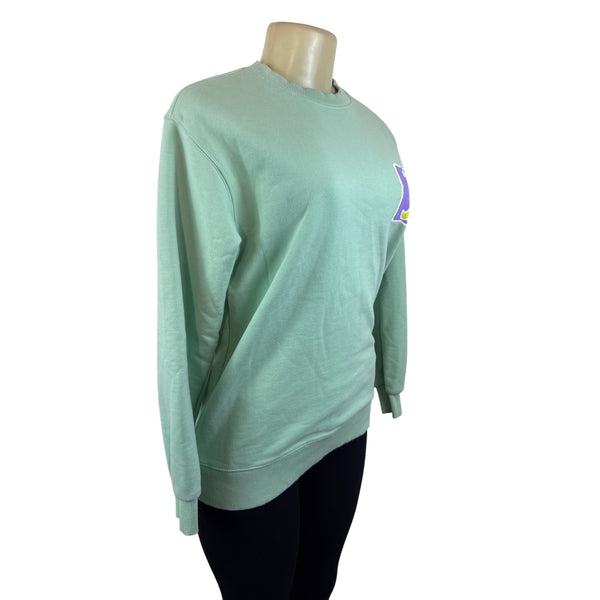 MLB Women's Mint Green Boston Red Sox Crewneck Long Sleeve Sweatshirt Sz S