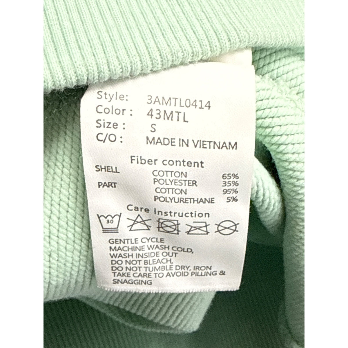 MLB Women's Mint Green Boston Red Sox Crewneck Long Sleeve Sweatshirt Sz S