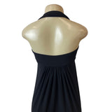 Kamalikulture Women's Black Halter Maxi Dress Size S