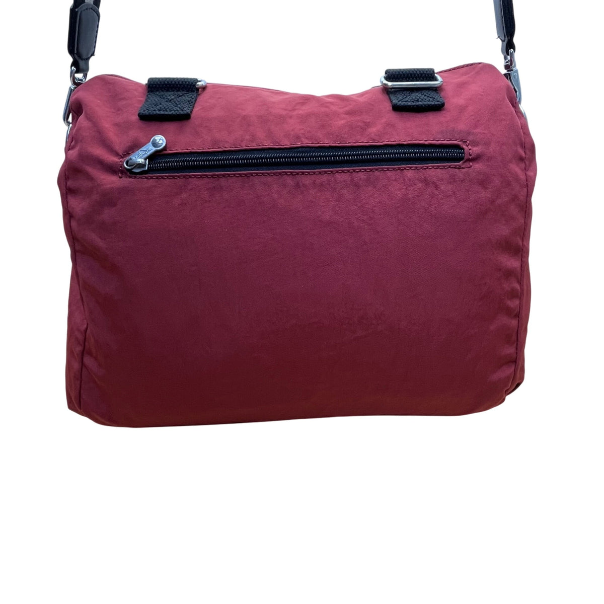 Kipling Women’s Red Nylon Adjustable Strap & Zip Closure Pockets Crossbody Bag