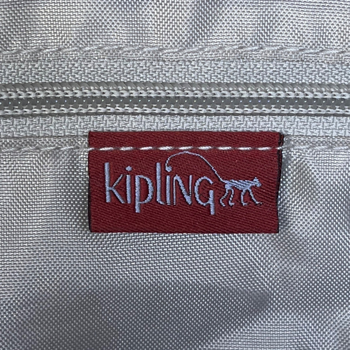Kipling Women’s Red Nylon Adjustable Strap & Zip Closure Pockets Crossbody Bag