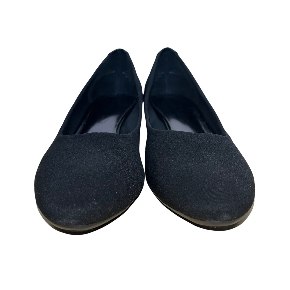 Circa Joan & David Women’s Black Fabric Upper Wedge Pumps Size 7M