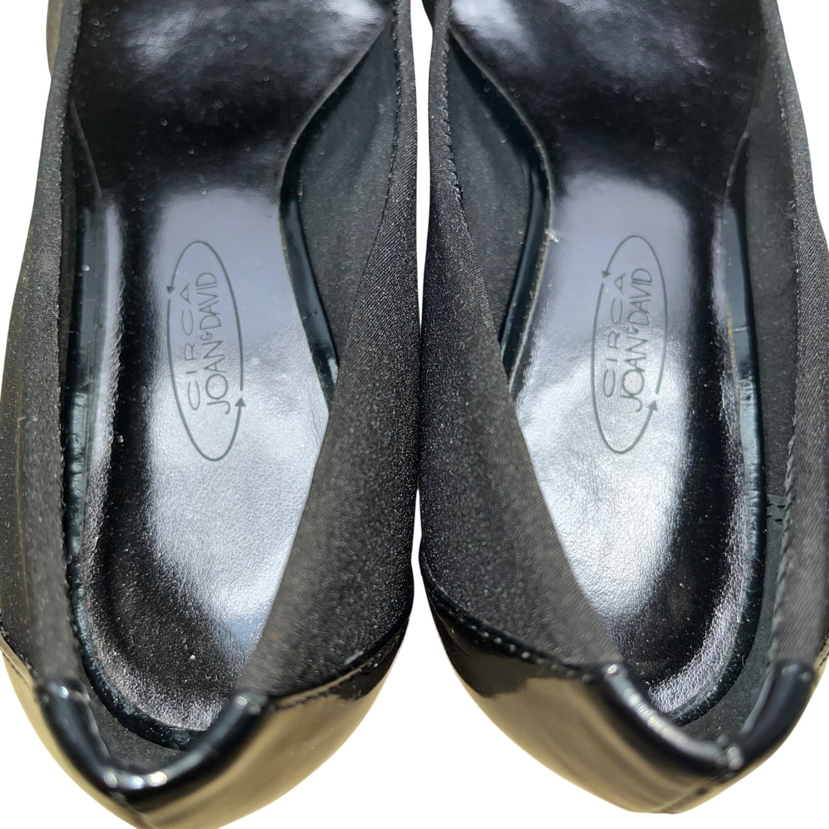 Circa Joan & David Women’s Black Fabric Upper Wedge Pumps Size 7M