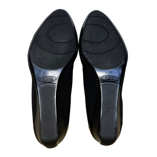 Circa Joan & David Women’s Black Fabric Upper Wedge Pumps Size 7M