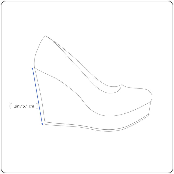 Circa Joan & David Women’s Black Fabric Upper Wedge Pumps Size 7M