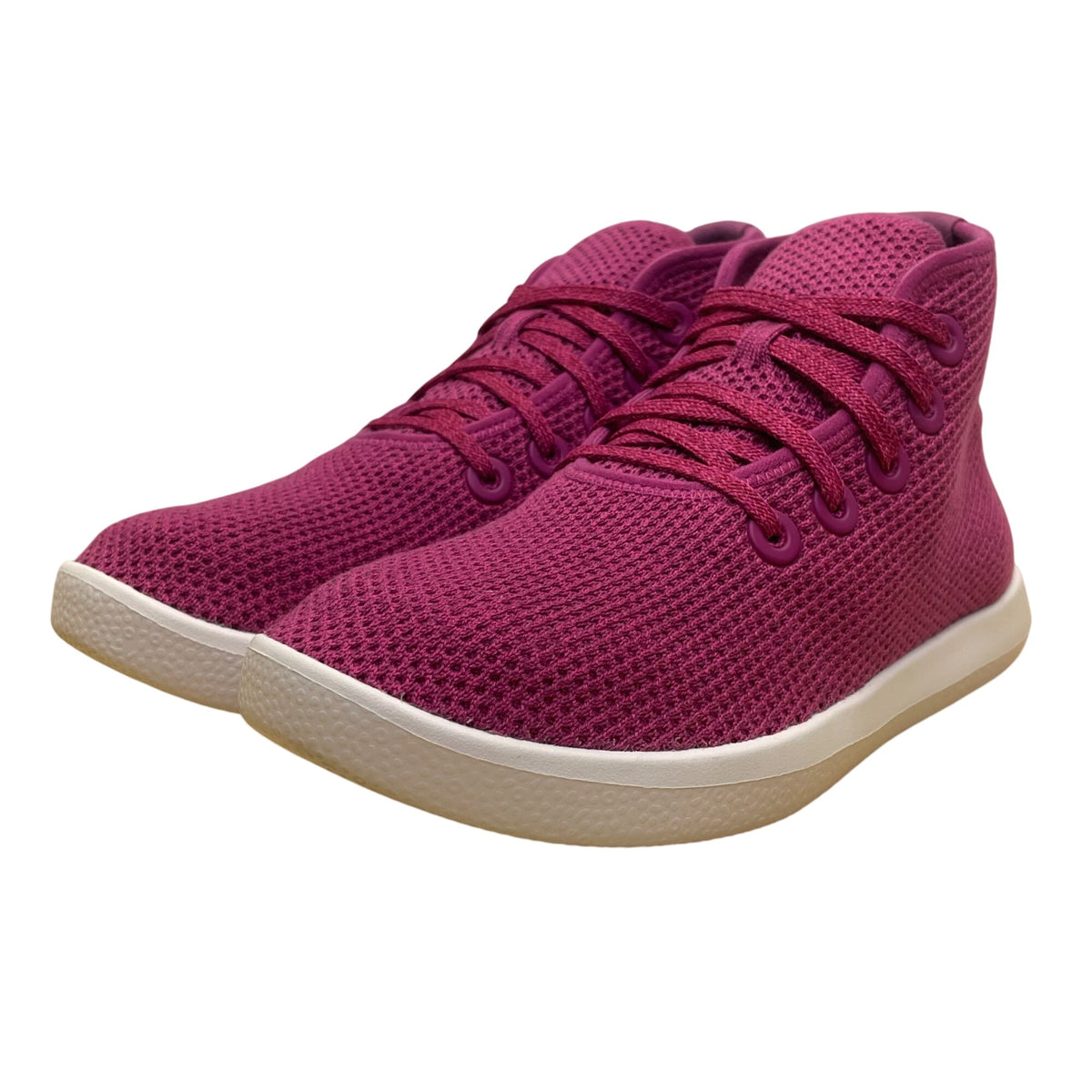 Allbirds Women’s Magenta Mesh Lightweight High-Top  Casual Sneakers Size W8