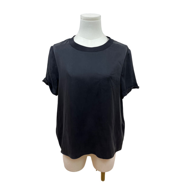 Alice + Olivia Women’s Black Short Sleeve Top Size L - New