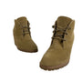 Coach Women’s Dark Beige Suede Karson Ankle Booties Sz 10