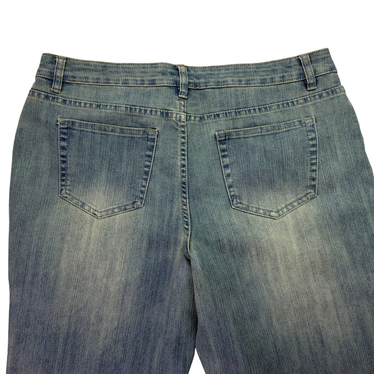 Boston Proper Women’s Blue Embellished Jeans Stylish & Comfortable Size 16