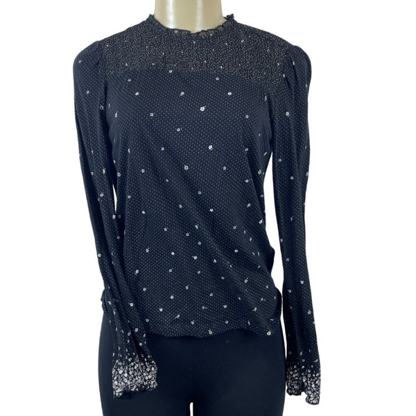 Lucky Brand Women's Black Blouse Size XS