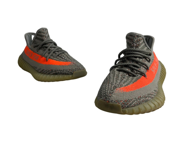 Adidas Men’s Gray Reflective Orange Yeezy 350 Boost v2 Beluga Sz 9.5