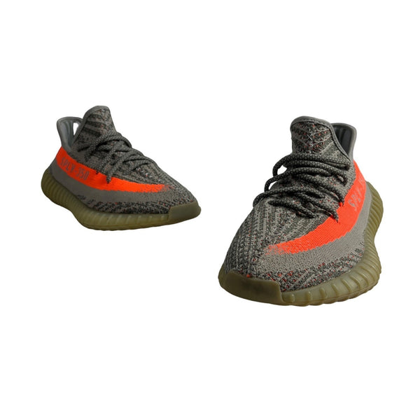 Adidas Men’s Gray Reflective Orange Yeezy 350 Boost v2 Beluga Sz 9.5