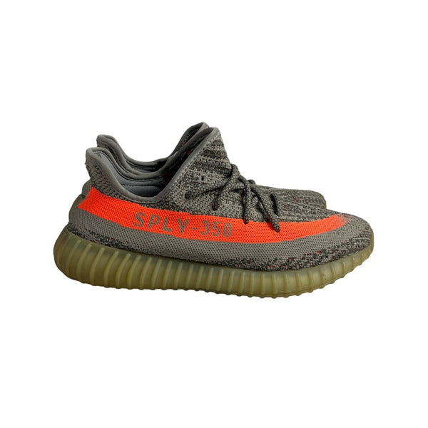 Adidas Men’s Gray Reflective Orange Yeezy 350 Boost v2 Beluga Sz 9.5