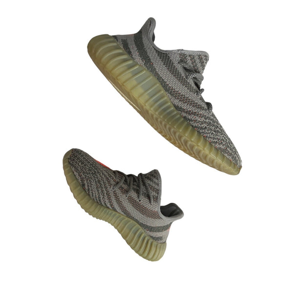 Adidas Men’s Gray Reflective Orange Yeezy 350 Boost v2 Beluga Sz 9.5