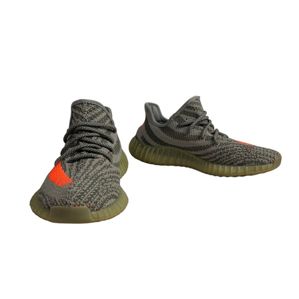 Adidas Men’s Gray Reflective Orange Yeezy 350 Boost v2 Beluga Sz 9.5