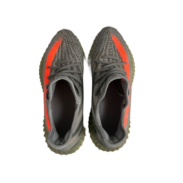 Adidas Men’s Gray Reflective Orange Yeezy 350 Boost v2 Beluga Sz 9.5