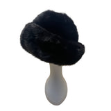 Vintage Erlebacher Black Mink Fur Hat