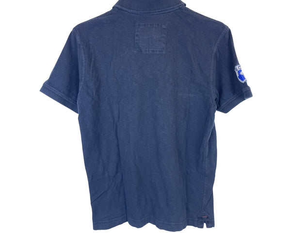 Aeropostale Mens Navy Cotton California Longboard Classic Polo Shirt Size M