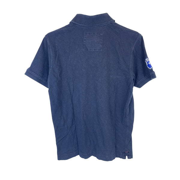 Aeropostale Mens Navy Cotton California Longboard Classic Polo Shirt Size M